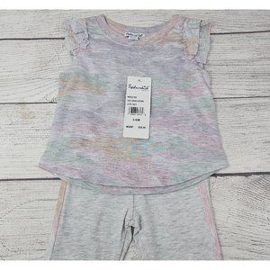 NWT SPLENDID‎ GIRL Baby Girls Multicolor Two Piece Outfit Size 3-6 months